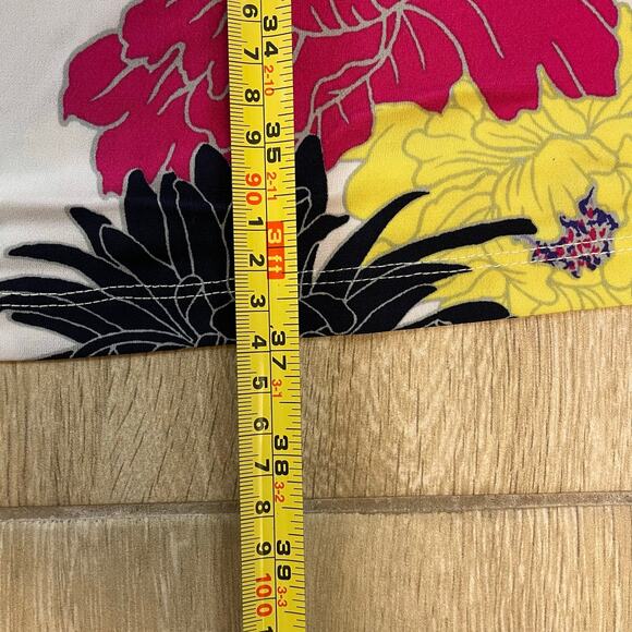 Susan Graver Floral Print Kimono Robe Jacket 2X Plus Size Lightweight Duster - Picture 5 of 11